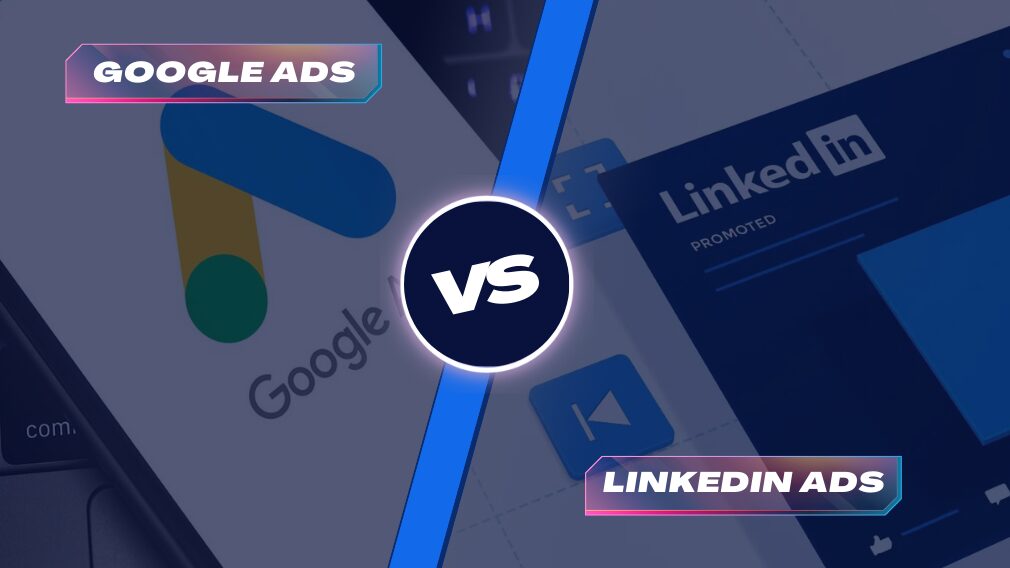 Illustrazione Linkedin ADS vs Google ADS